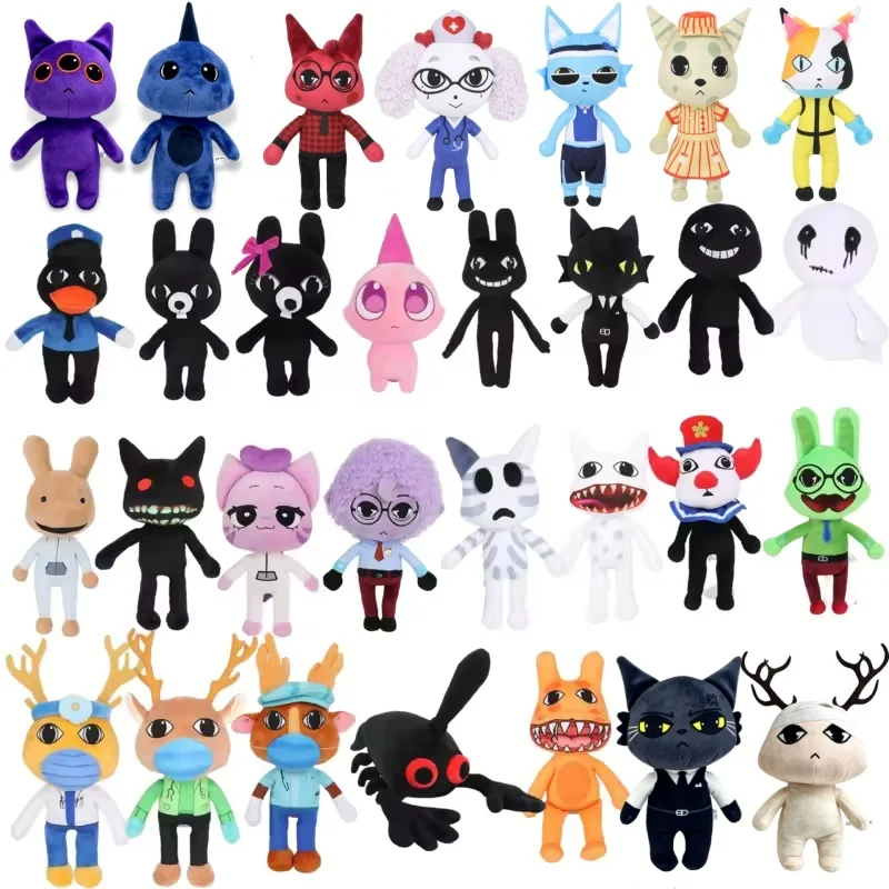 Image of 2026 Neue Horror-Tierklinik Anomalie Plüschpuppe Spielzeug Weiches Stofftier Cartoon-Plüschtier Heimdekoration Fans Halloween Geschenk