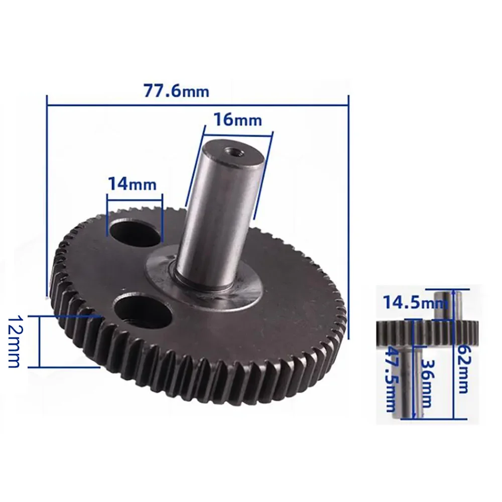 

Mini gear for Electric pickaxe GSH11E pick gear accessories Crankshaft gear parts Power tool spare parts Pinion 77mm 60teeth