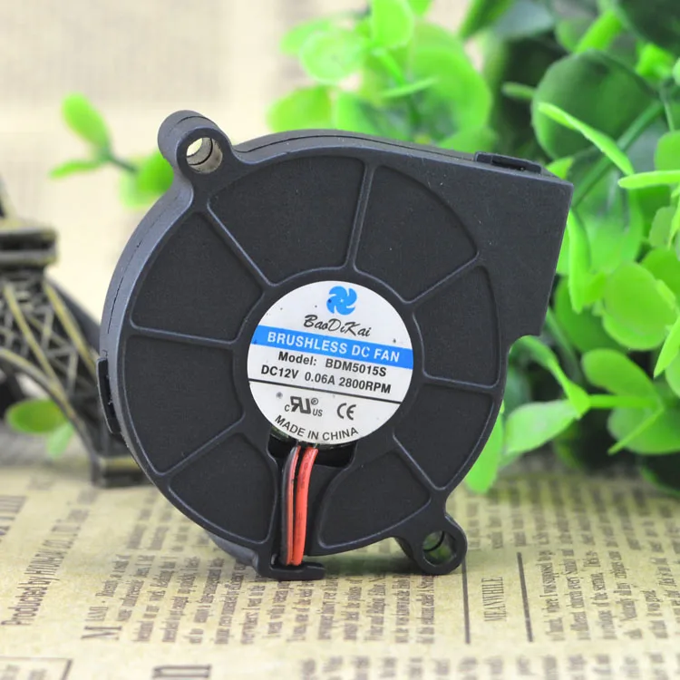 

BRUSHLESS DC FAN BDM5015S 5015 BLOWER DC 12V 0.06A FAN