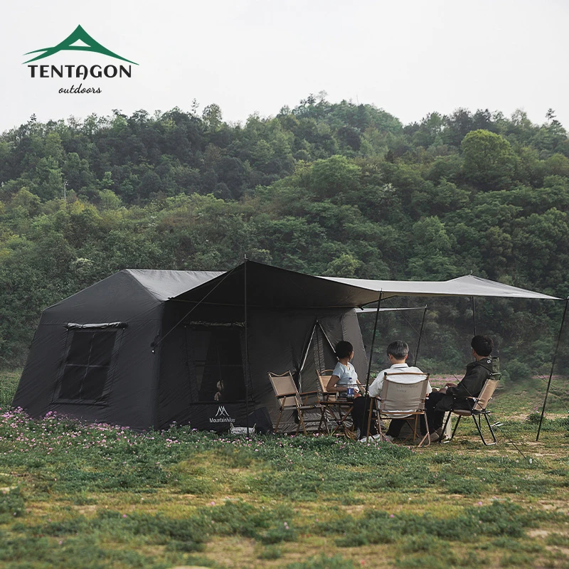 

에어텐트 Mountainhiker уличная большая надувная палатка для кемпинга на 4-6 человек автоматическая непромокаемая солнцезащитная палатка для кемпинга для путешествий