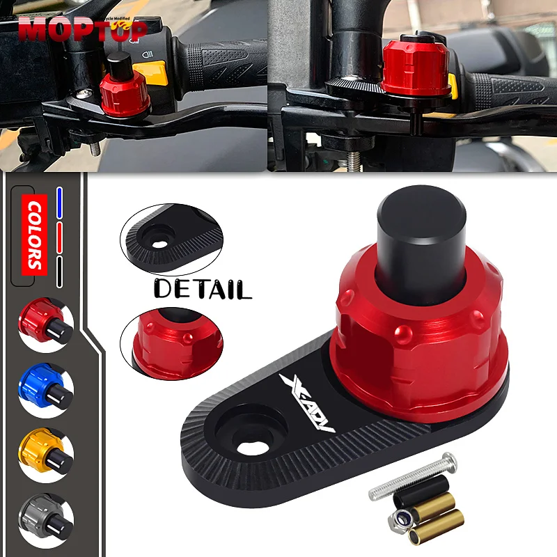 

For HONDA X-ADV 750 XADV Motorcycle Accessories CNC Brakes Lever Parking Button Parking Semi-automatic Lock Switch xadv750