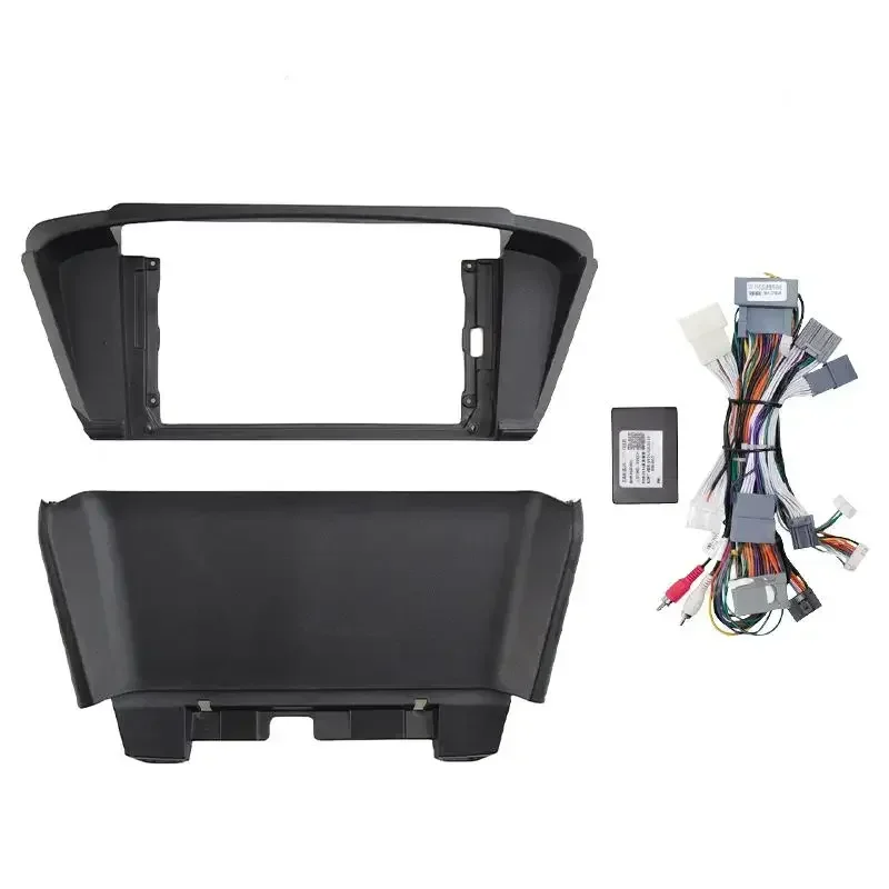 9 Inch Car Frame Fascia Adapter Canbus Box Decoder Android Radio Audio Dash Fitting Panel Kit For Honda Odyssey 2008-2013