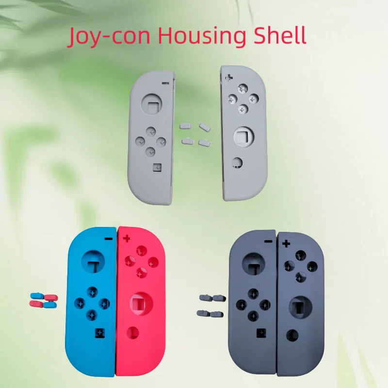 1pair Red Blue Replacement Housing Case Set For Joy-Con For Switch NS Console and Right Left Buttons Joy-Con Controller Shell