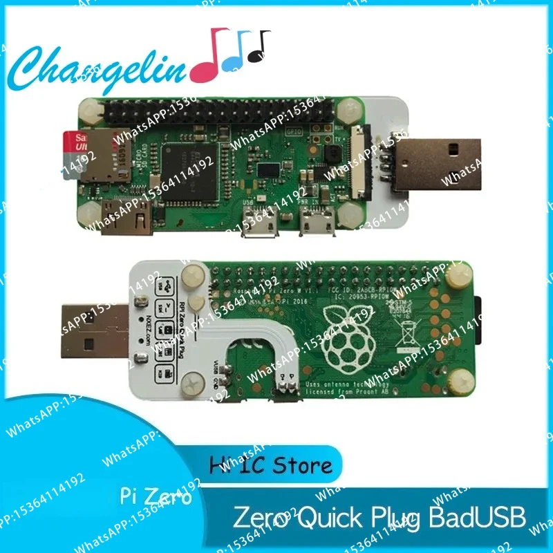 Pi Zero Multifunction USB plug zero Quick Plug usb/Ethernet BAD USB