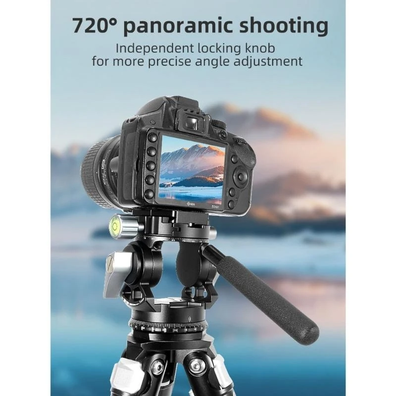 31ba Hydraulikflüssigkeit Video -Dämpfung Kopf Panoramablast Stativstativmonopoden Kamerahalter Stand für mobile SLR DSLR – Detail 2