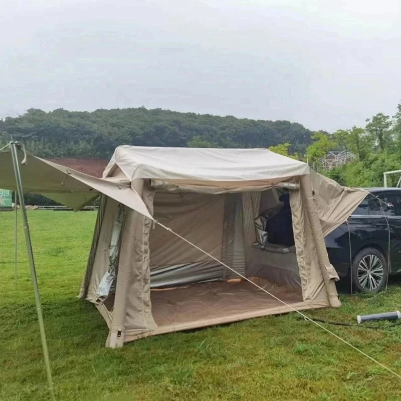 Multifunctional Four‑Season Waterproof Car Tent With Awning Quick Open SUV MPV Pickup Outdoor Camping