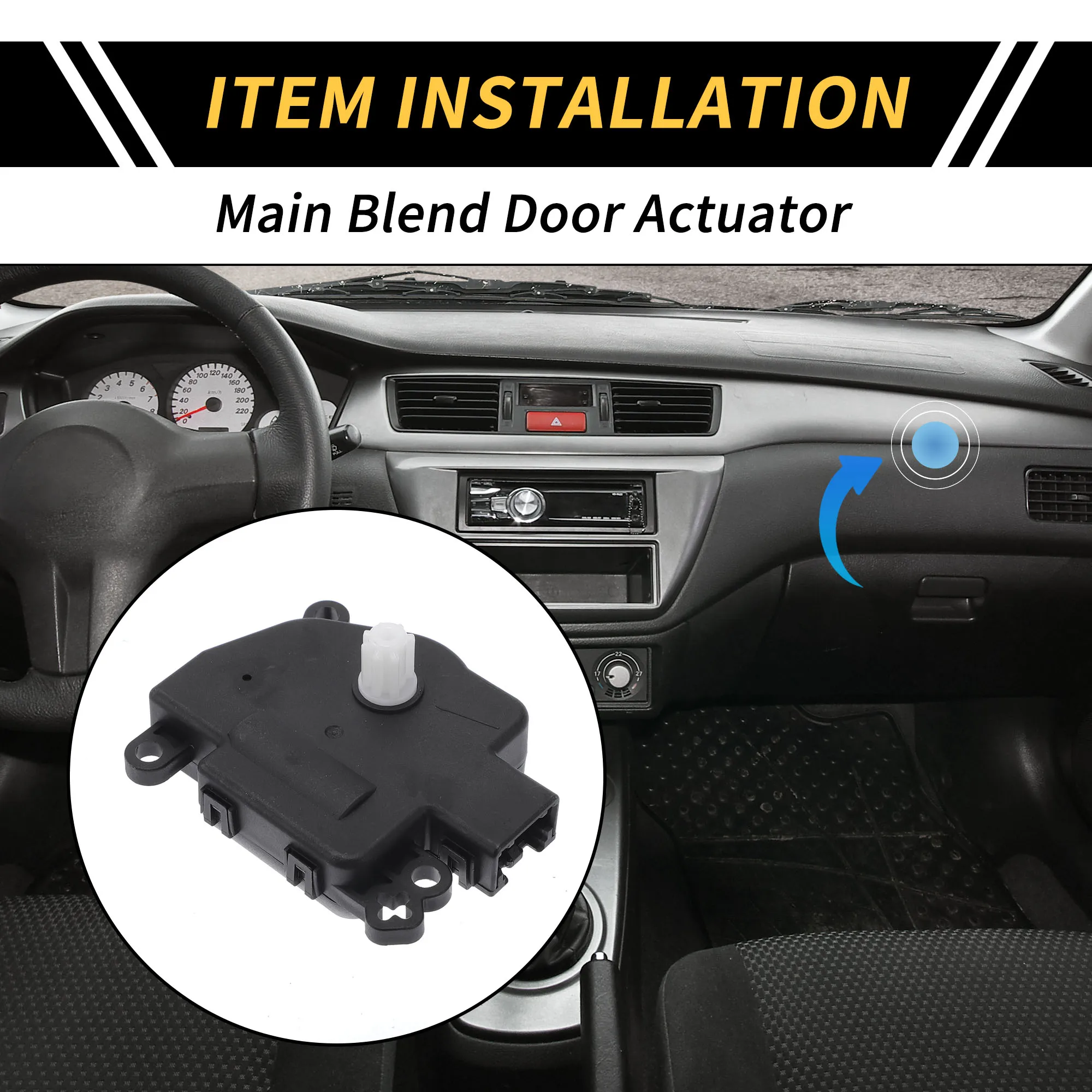 

UXCELL HVAC смесь нагревателя привода воздушной двери для Ford F-150 15-18 No 604290/FL3Z19E616B