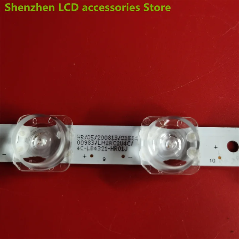 LED backlight for 43A20 43L8F 43A820 43HR330M21A0 4C-LB4321-HR01J light bar 100% new