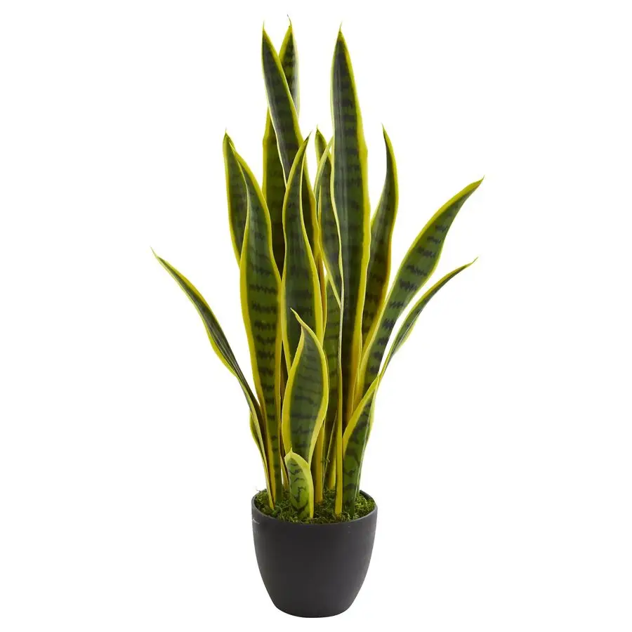 

26 in. Sansevieria Artificial Silk Plants, Green