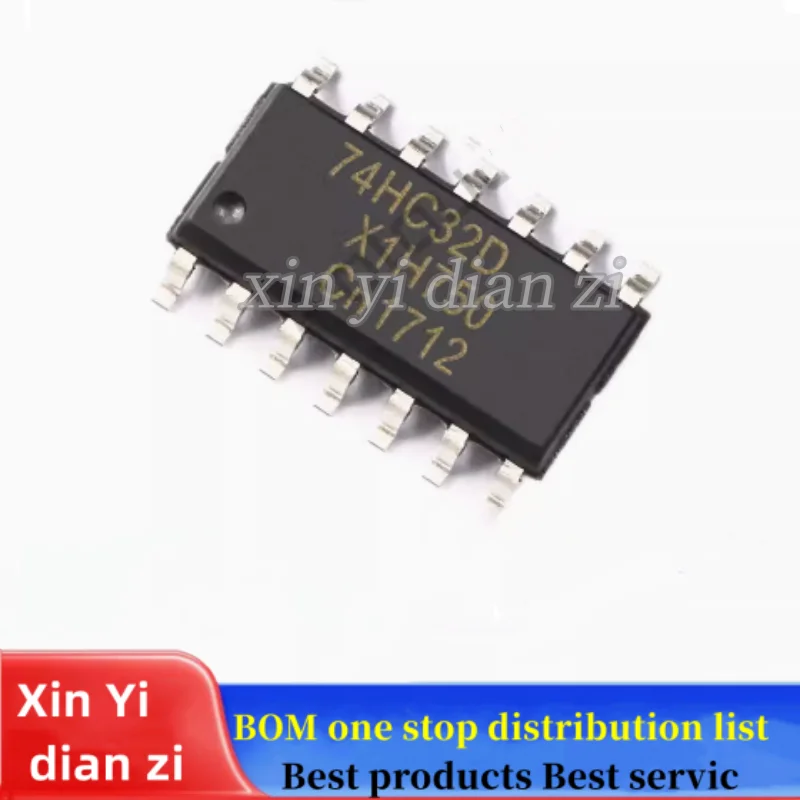 25pcs/lot 74HC32D 74HC32  SOP-14 ic chips in stock