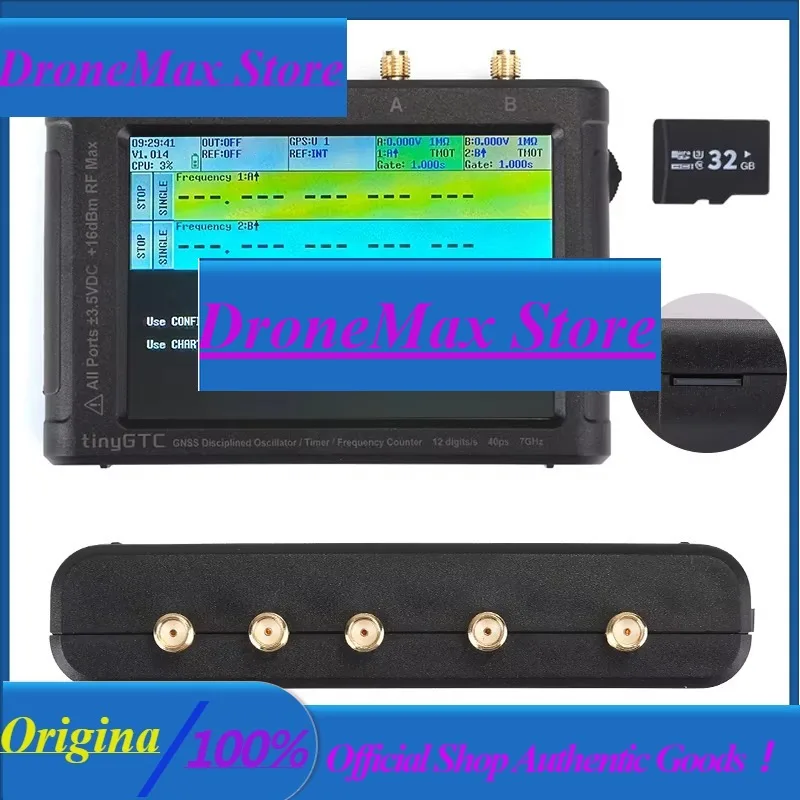 DroMatinyGTC ZC407 / ZC412 Frequency Counterdual Timer/Counter With Built-in GPSDO