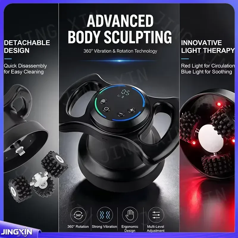 for High Efficiency Five Ball Body Reformer Standard Large Handle Magnetic Micro Vibration Massager Muscle Relaxation Pain