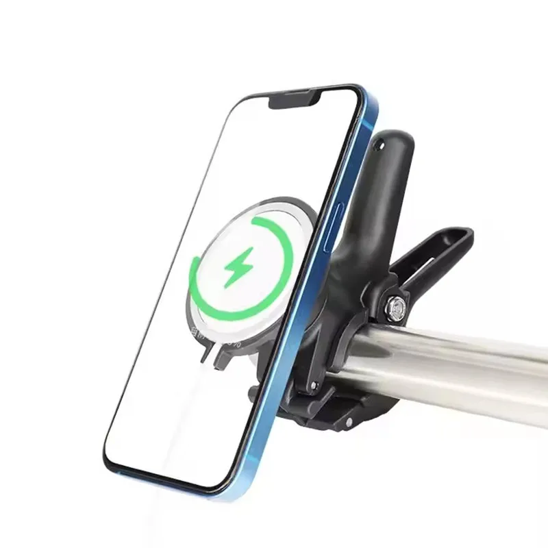 퀵 릴리스 360도 회전 덕 터프 클로 그립 데스크 클립 전동식 애플 15W 맥세이프 램 마운트용