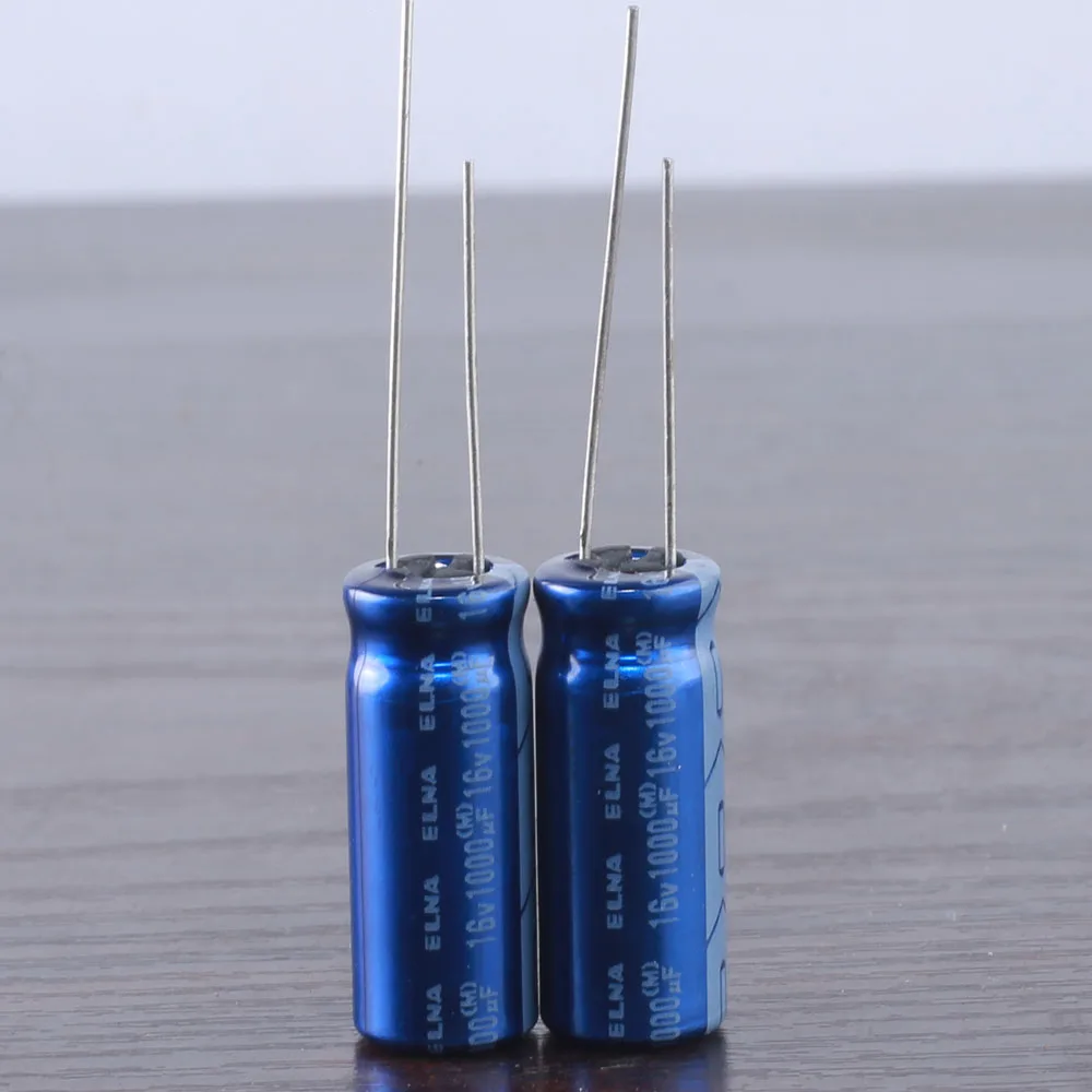 4 pcs Japan ELNA RE2 1000mfd 16v 1000uf 10x20mm electrolytic capacitor 85℃