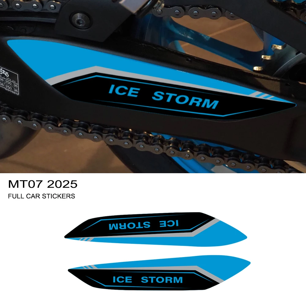 

New MT07 2025 Tank Pad Protection Sticker Kit Windshield Decorative Decal For Yamaha MT-07 MT 07 Motorcycle Waterproof Sticker