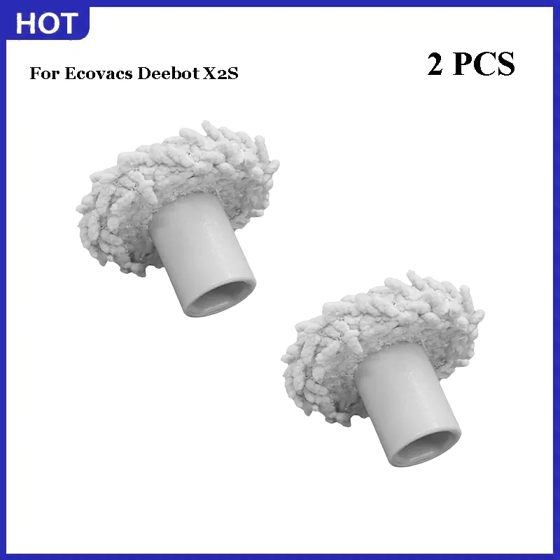 Small Mop Cloth Rags For Ecovacs Deebot X2S Robotic Vacuum Cleaner Replacement Edge Attached Pads Spare Parts Accessories