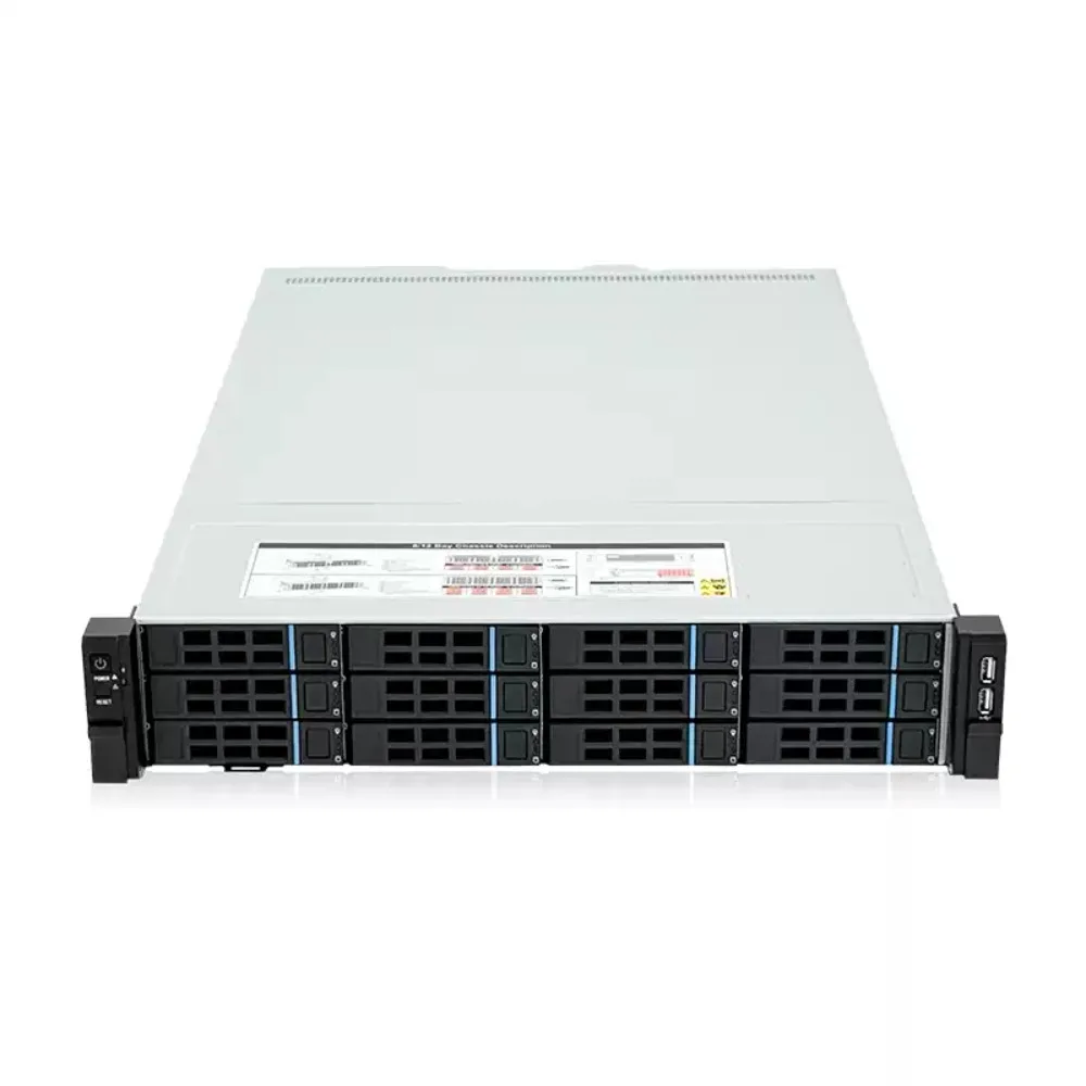 8 Bay 12 Bay 2U Rackmount NAS Server Chassis Hot Swappable Hard Drive Bays For IPFS Enterprise Private Cloud Storage System