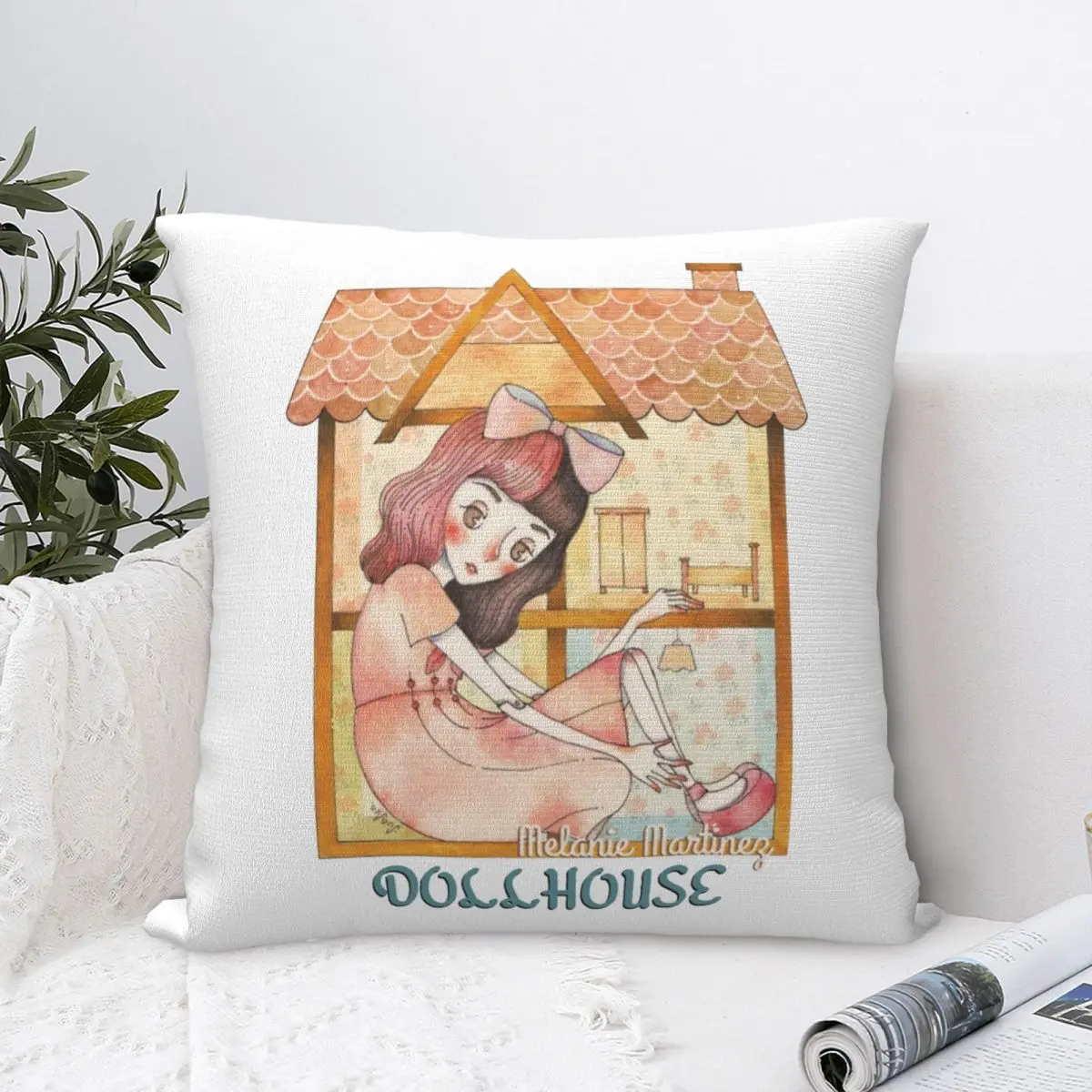 Melanie Martinez Girl Pillow Case Singer Cushion Covers Fashion Zippered Decor Pillowcase for Home 40*40cm