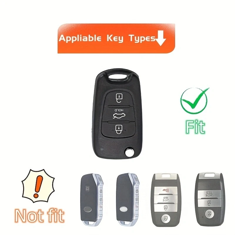 Car Key Case Cover with Lanyard For Hyundai i10 i20 ix20 i30 ix35 for Kia Ceed Soul Sportage Venga Keyless Entry Remote Control