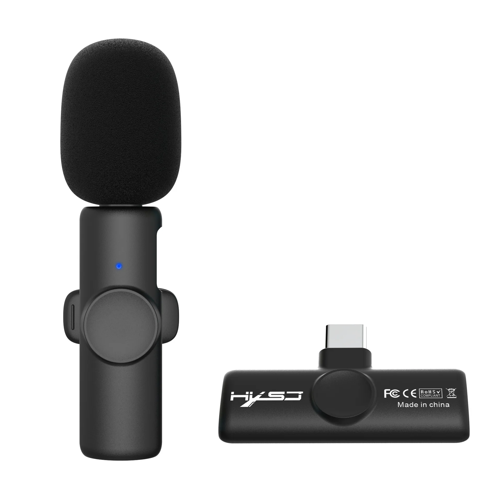 Salange Professional Wireless 2.4G Microphone Typc-C for iPhone iPad Android Live Gaming Video Recording Interview Business Mic