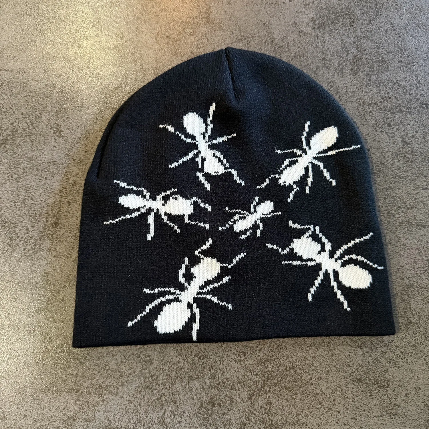 Ant Pattern Jacquard Beanies Women Men Skullcap Autumn Winter Outdoor Skiing Keep Warm Knit Hats Unisex Hiphop Cycling Cold Hat