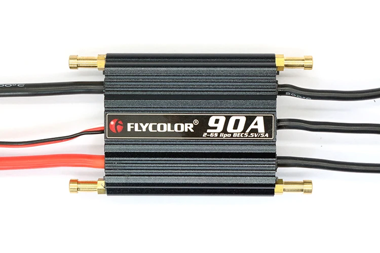 Flycolor ESC Geschwindigkeitsregler 150A 120A 90A 70A 50A Bürstenloser ESC mit 2-6S Lipo BEC 5,5V/5A für RC-Boote F21267/71F – Detail 12
