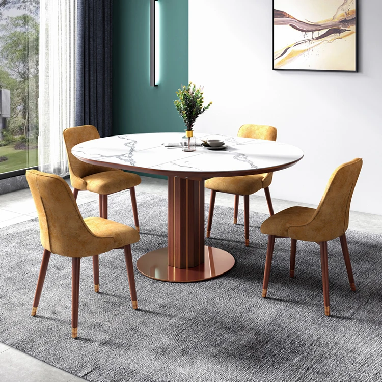 #Table A Manger Marmor Esstisch Juegos De Mesa Comedor Dining Table Modern Round Marble Folding Dining Table