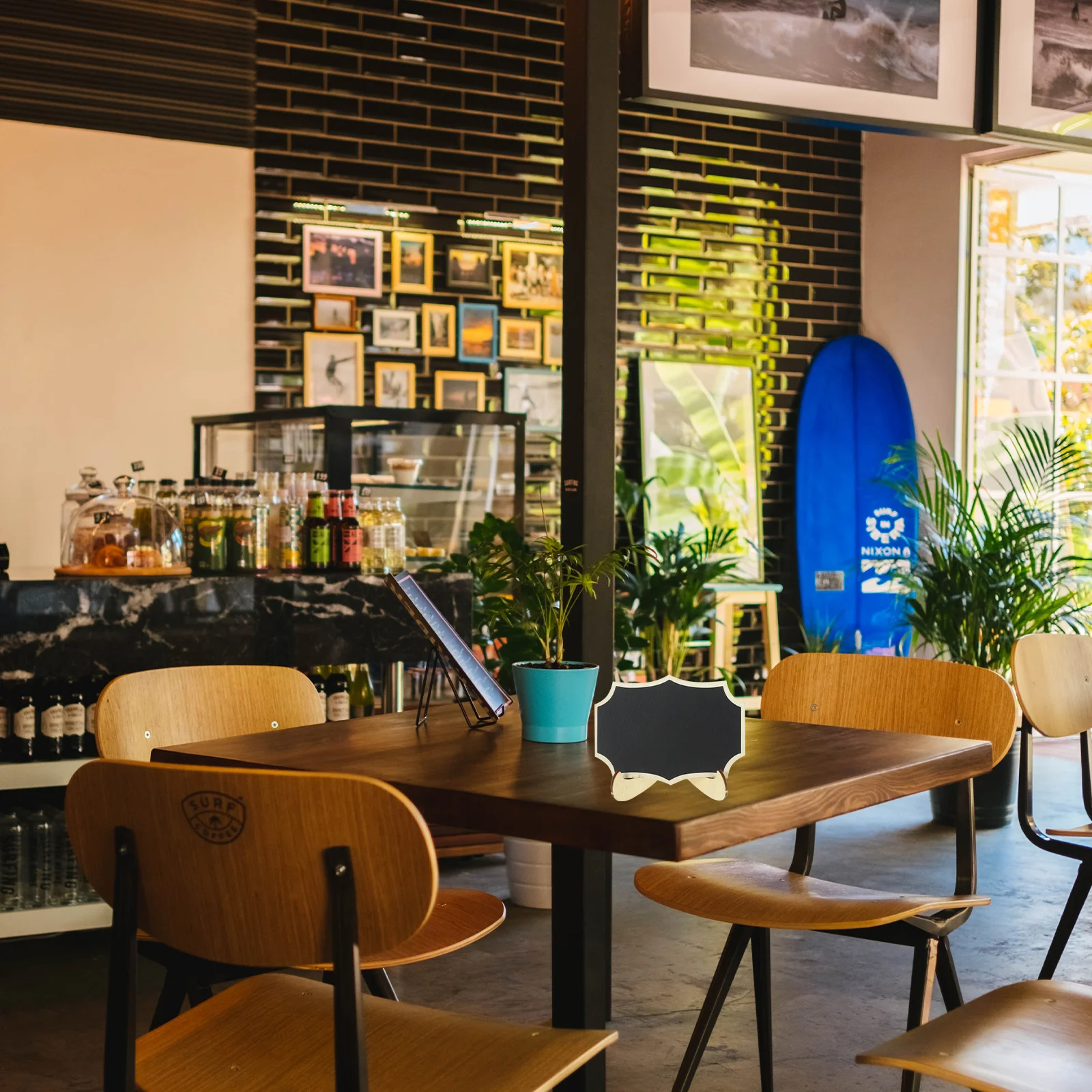 

8Pcs Mini Chalkboards Erasable Letter Board Tabletop Decorative Message Board for Weddings and Restaurants Small Chalkboard