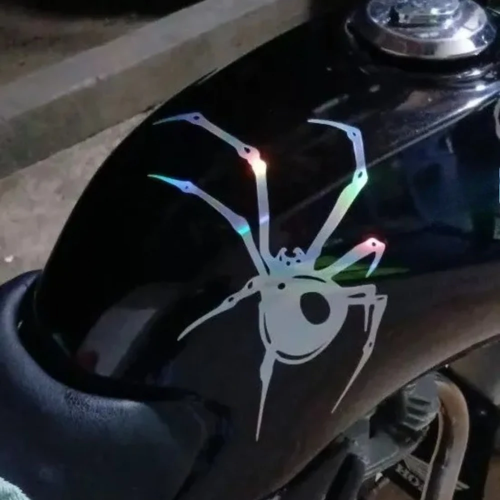 

Motorcycle Fuel Tank Fairing & Car Window Decor Spider Vinyl Sticker Waterproof Decal Universal for