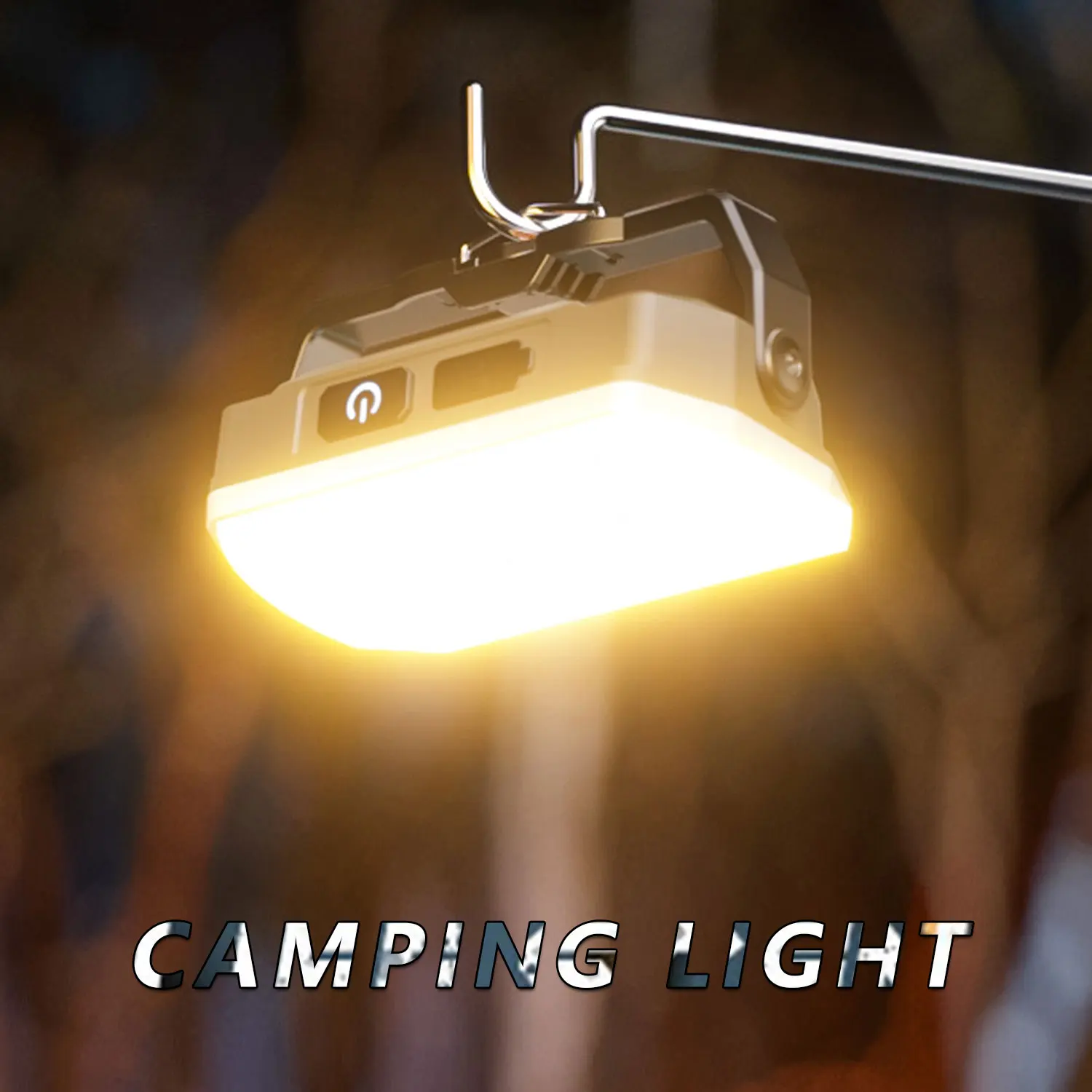 Portable Outdoor Camping Lantern Super Long Battery Life Rechargeable Emergency Light Strong Magnet Work Light for Repair
