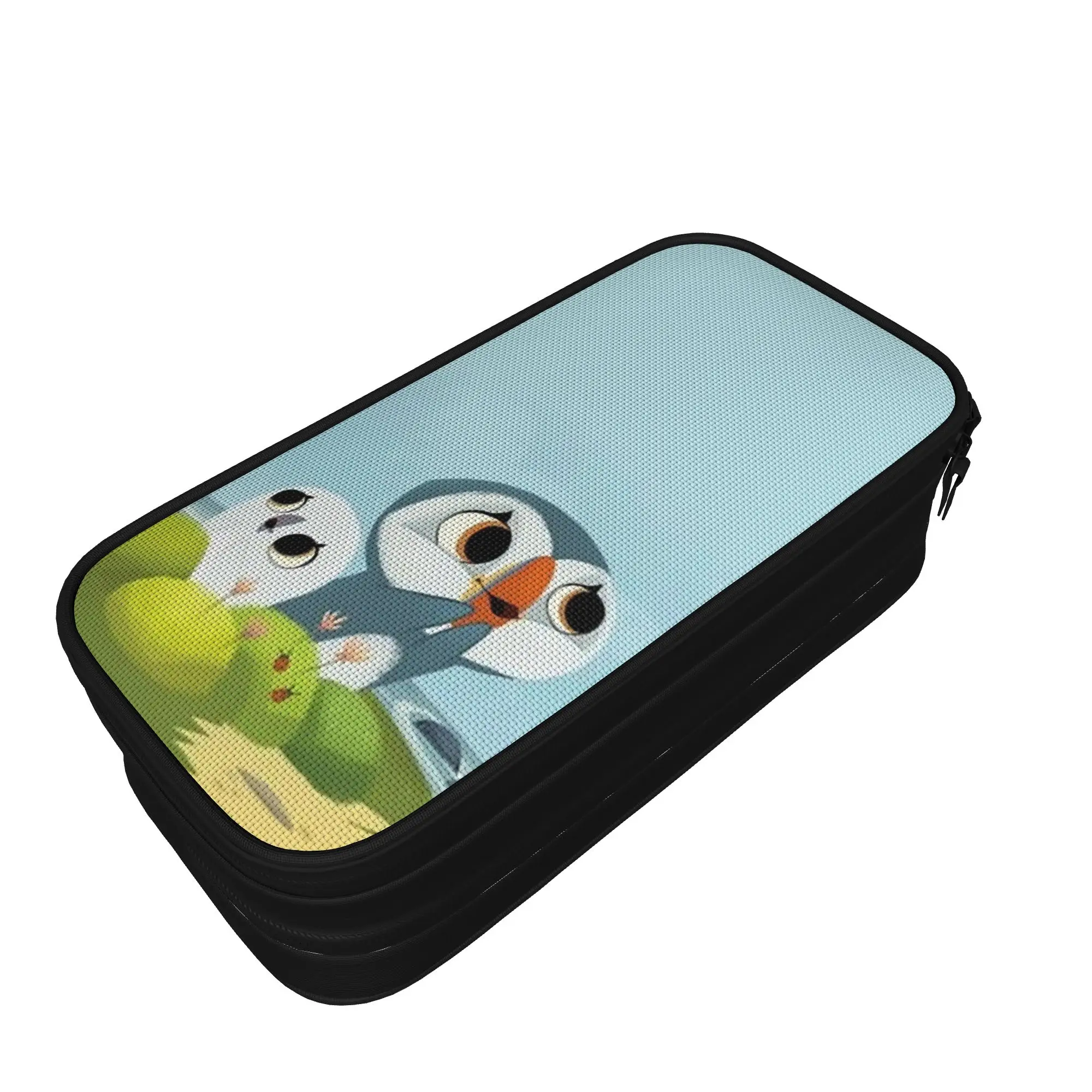 Puffin Rock Oona Baba Pencil Cases Fashion Cartoon TV Watercolor Pen Bags Student Big Capacity School Pencil Box Stationery
