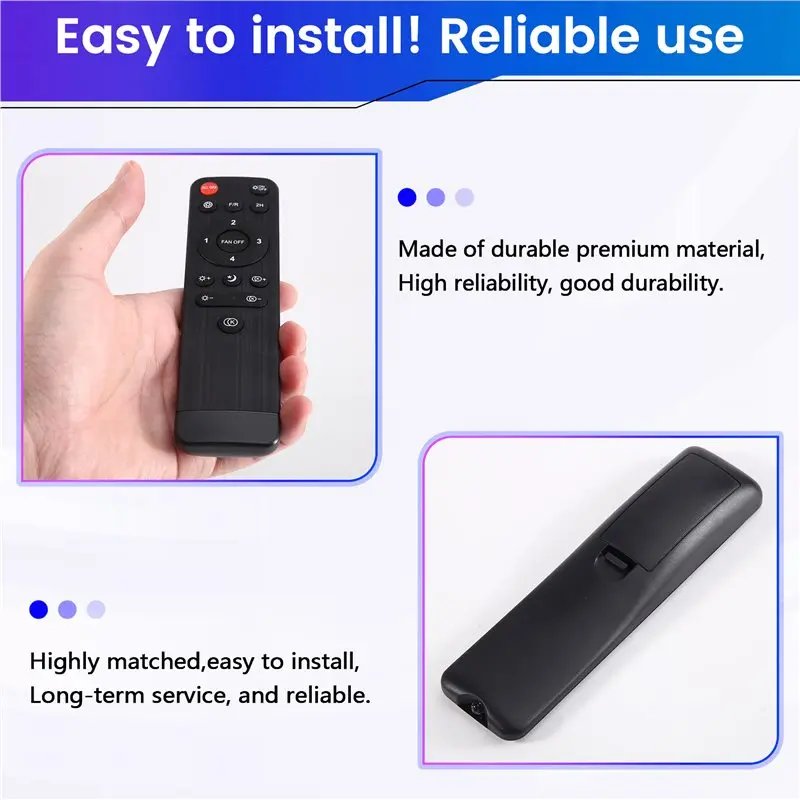 Y15A Ceiling Fan Light 16-Key Infrared Remote Control 2.4G Inverter 6-Speed Fan Light Remote Control Handle