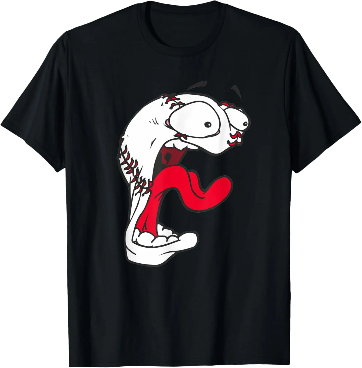 

Funny Baseball Ball Cartoon Sport Lover Gift Unisex T-shirt T-Shirt