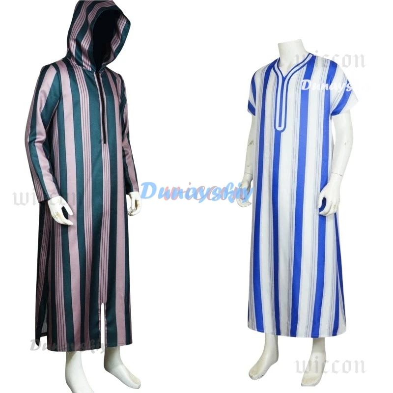 Men Muslim Costume Thobe Middle East Jubba Thobe Long Sleeve Islamic Robe Men Muslim Dress Saudi Arabic Hooded Thobe Abaya Male