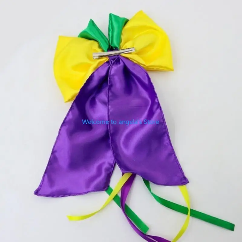 X4YC Fiocchi per feste Fermaglio per capelli Costruzione in tessuto Comodo da indossare per ore prolungate Tenuta leggere