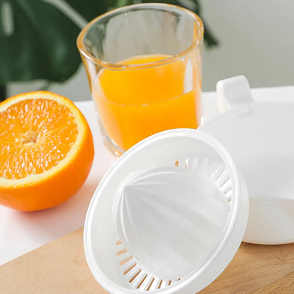 Lemon Squeezer Hand Juicer with Strainer and Container Fruit Juicer Press Manual Juicer for Orange Lemon Grapefruit Lime