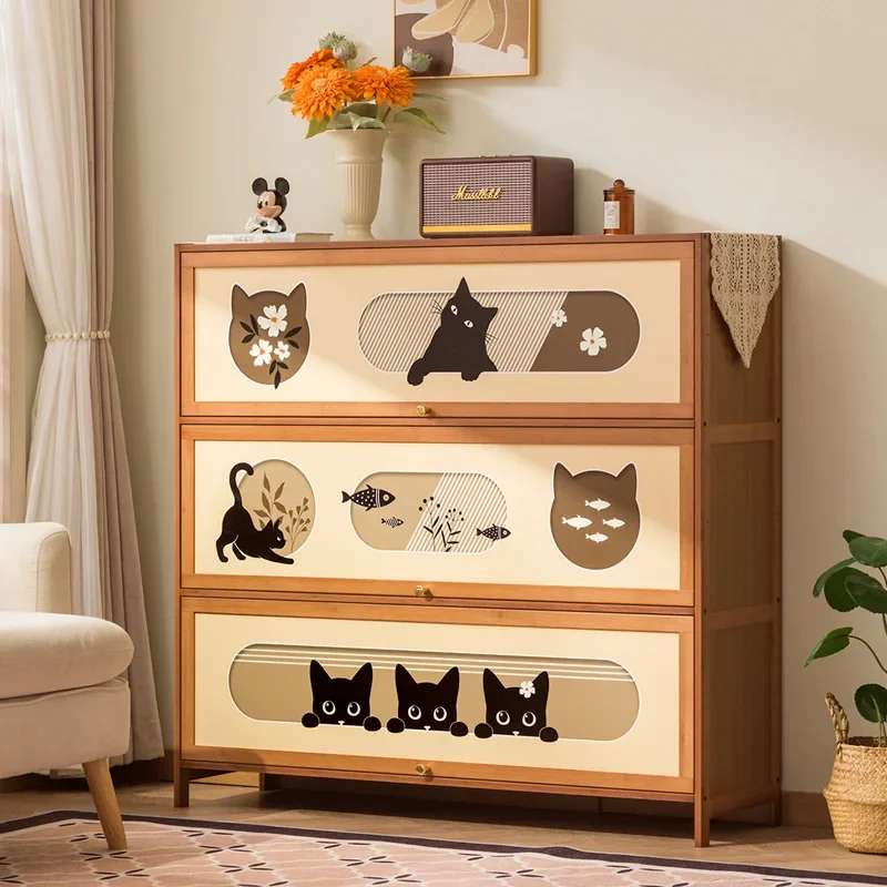 

Multi-functional Household Storage Multi-layer Locker Bookcase Bookshelf Shelf Integrated Wall Storage Cabinet