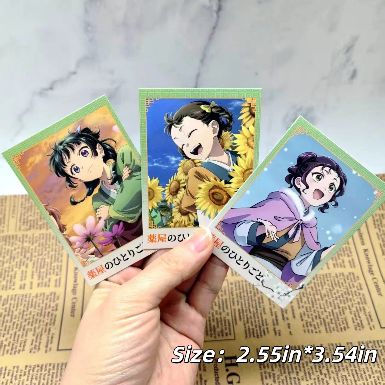 10Pcs/Set The Apothecary Diaries Anime Lomo Card Maomao Jinshi Character Small Cards Postcard Bookmark Decor Gift for Friends