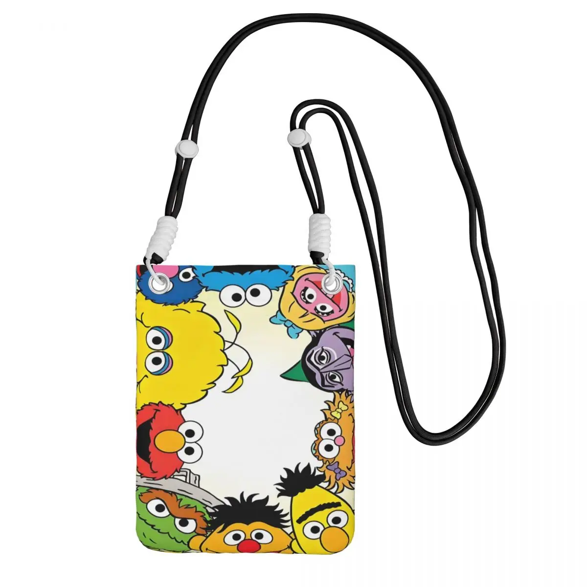 

Кошелек для смартфона Cookie Monster на заказ с ремешком, детская сумка через плечо для телевидения, мужская и женская дорожная сумка для мобильного телефона