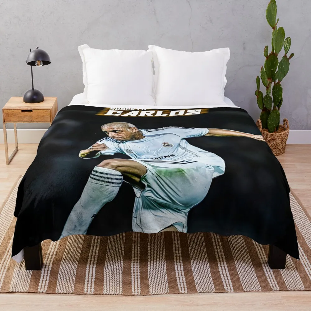 

Fenerbahe : Roberto Carlos Throw Blanket warm blanket for winter blankets and throws fluffy blanket Nap Blanket