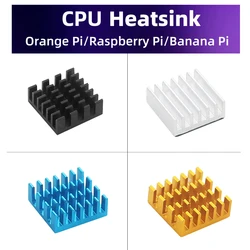 Orange Pi Heatink para CPU, refrigeración pasiva, Enfriador de disipador de calor de aluminio para OPI Zero 3 2 Banana Pi Raspberry Pi 4 3, 14x14x6 MM