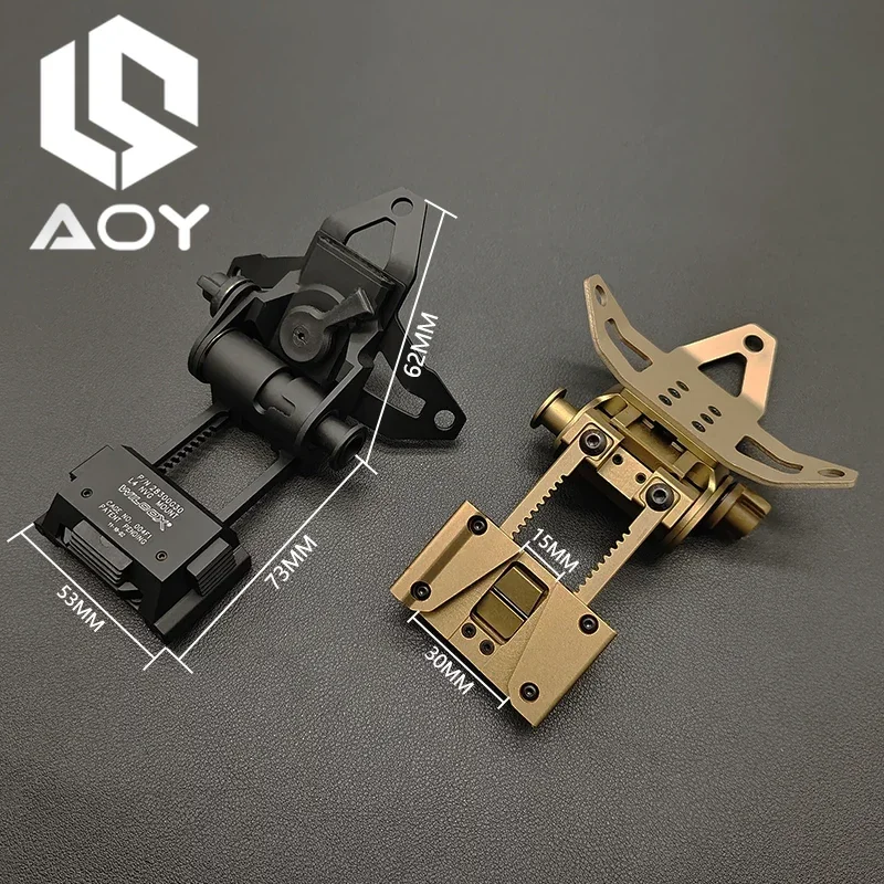 

Tactical L4G30 NVG Helmet Mount Holder Dried Cuttlefish Helmet Mount Adjustable Quick Installation Install Accessories