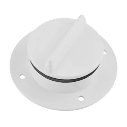 1 Pc Universal White Nylon Marine Transom Deck Mount Sided Drain Scupper Valve Screw Cap Bung Stopper Replacement Yachts Boats