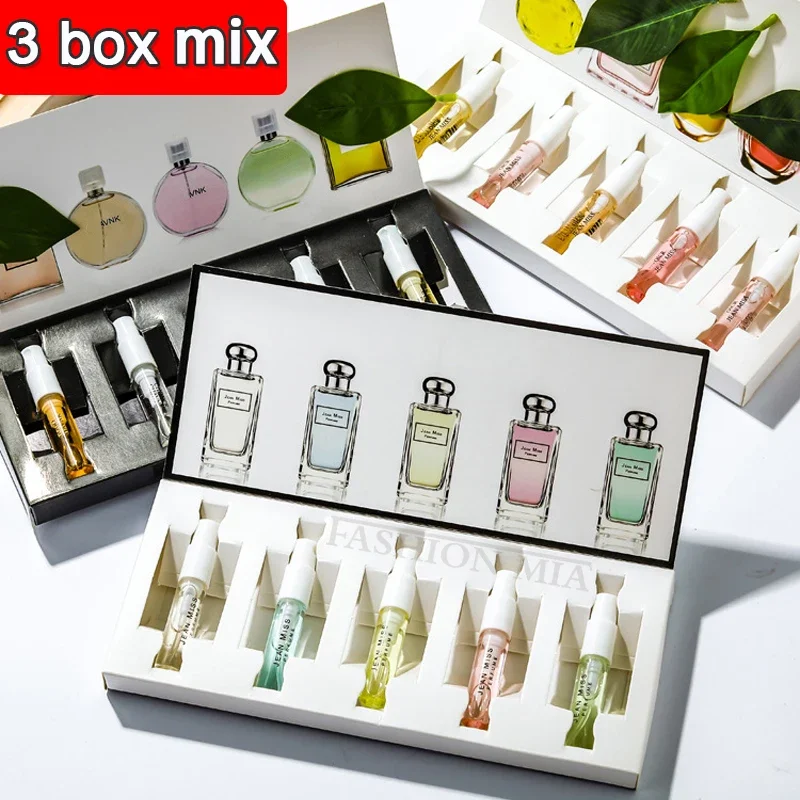 3ml*15pcs Original Perfume Women Atomizer Parfum Beautiful Package Deodorant Lasting Fashion Lady Portable Fragrance With Box