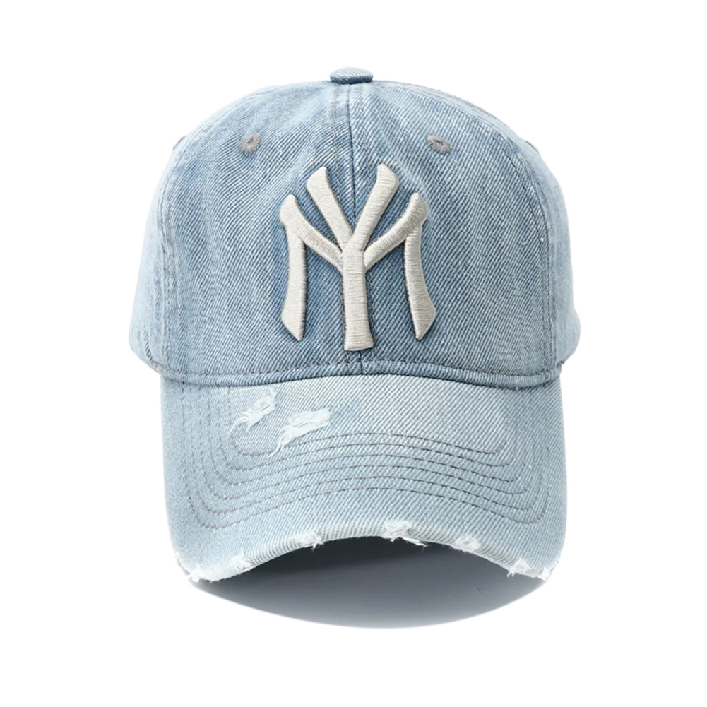 عالية الجودة بلدي المطرزة غسلها الدنيم قبعة بيسبول للرجال النساء كاوبوي واقية من الشمس قبعة Y2k أبي قبعات ترد لمكانها Gorras Hombre #2