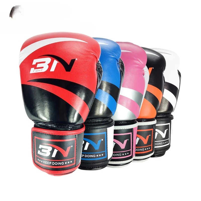 

BN 8/10/12/14/16OZ Children Adult Women Men MMA Muay Thai Boxing Gloves Kickboxing Training Fight Boxer Mitt Punch Equipment DEO