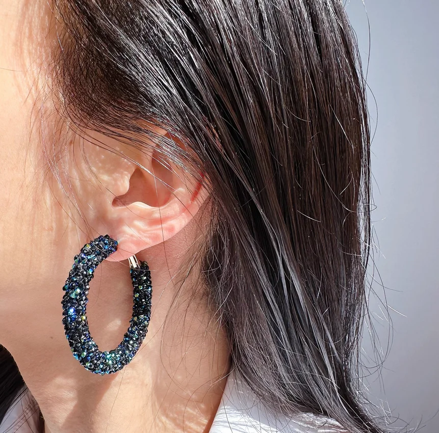 

Foreign trade jewelry European and American tide personality sequins snake-shaped multi-ring necklace bracelet fashion exaggerat