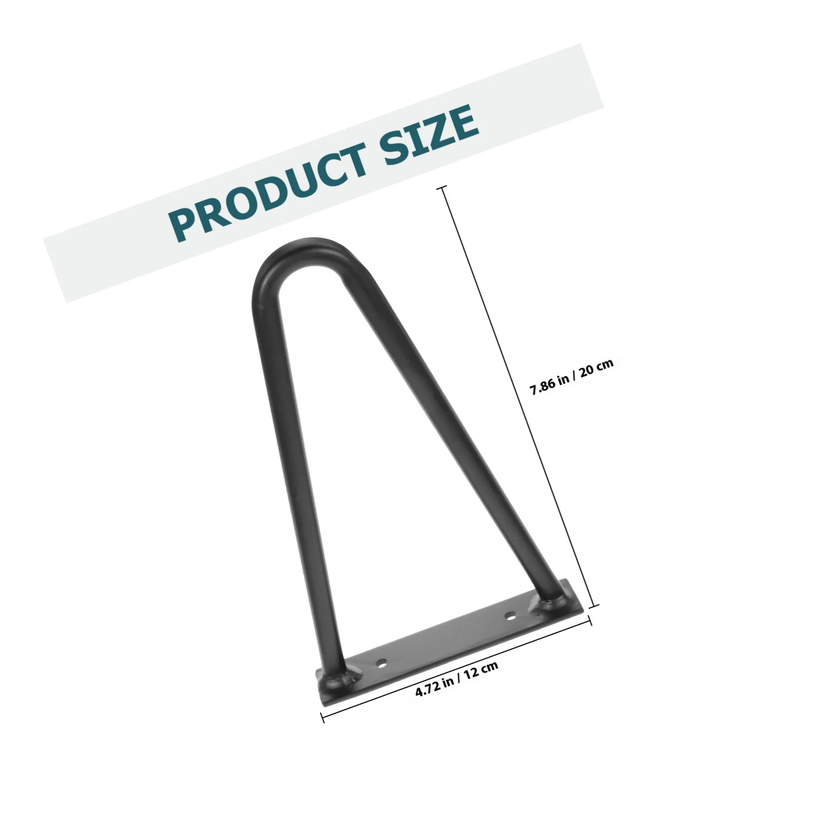 4Pcs Metal Table Legs Hairpin Design Durable Furniture Legs for Coffee Tables Desks Benches Stable Support Replacement