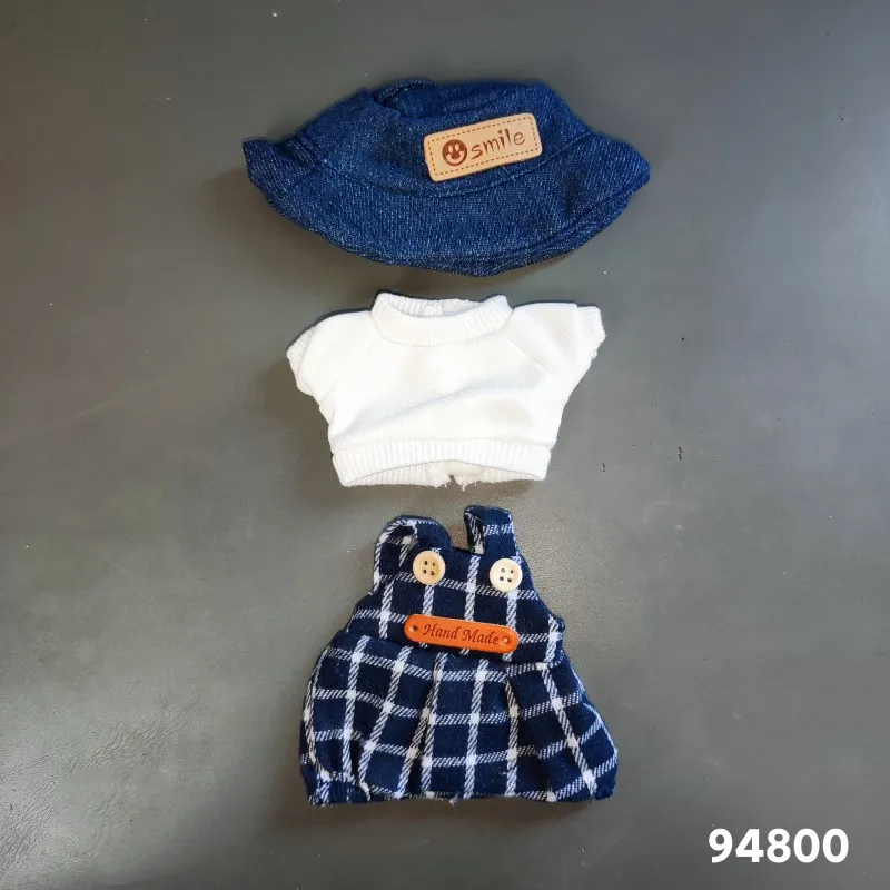 Ubranka dla lalek pluszowych 15-17 cm, urocze mini akcesoria do strojów dla koreańskich lalek Kpop Exo Labubu Idol, strój pokojówki, DIY, prezent dla dzieci