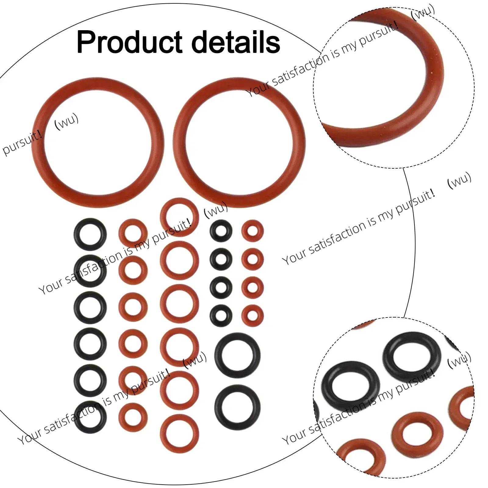 30pcs/set O-ring Seal Kit For SAECO Coffee Machine Steam Valve Water Outlet Valve Mechanical Seal Kitchen Appliance Accessories
